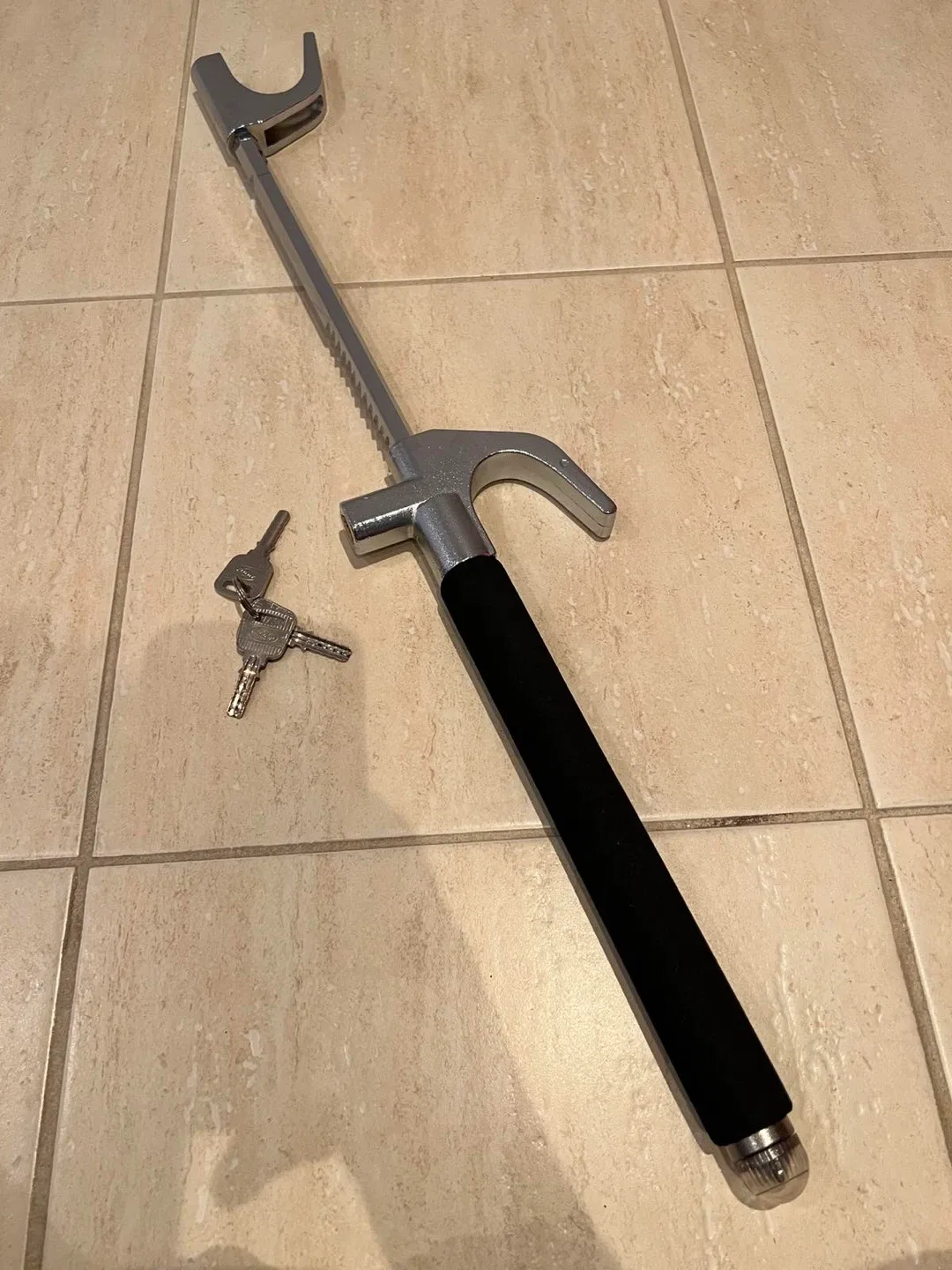 Car Anti-Theft Steering Wheel Lock image indicator(3)