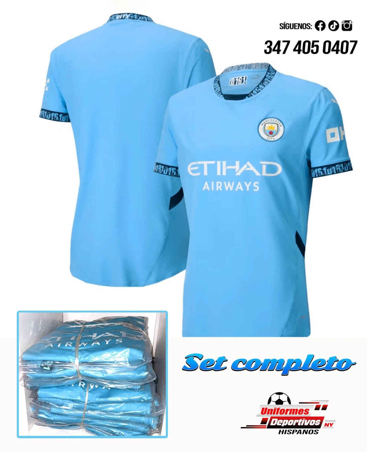 Set Chelsea FC & Manchester City Soccer Jersey - photo 3