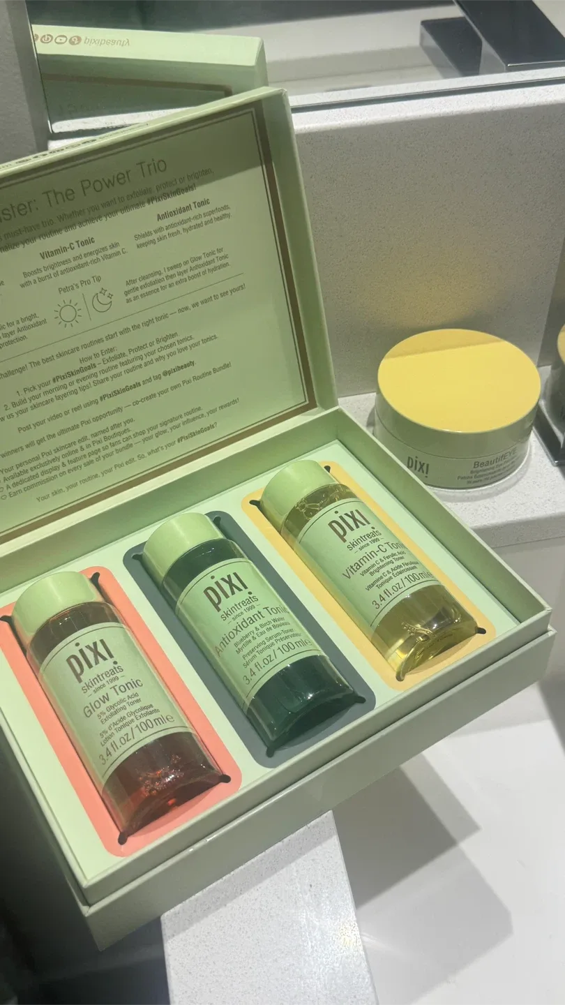 BRAND NEW ! Pixi Essential Tonic Trio Set + BeautifEYE Patches