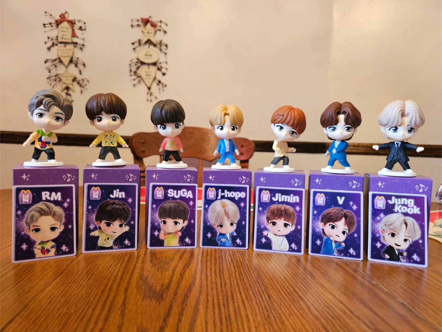 McDonald's BTS Meal Figures - Complete Set