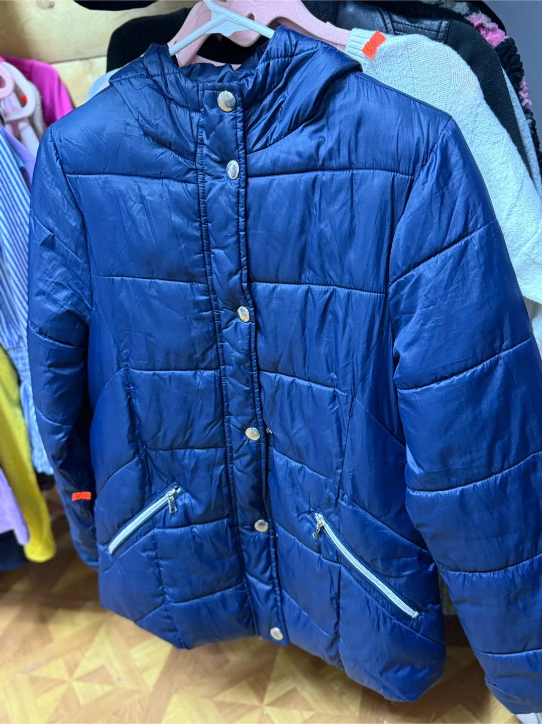 Brown Faux Shearling Lined Jacket image indicator(9)