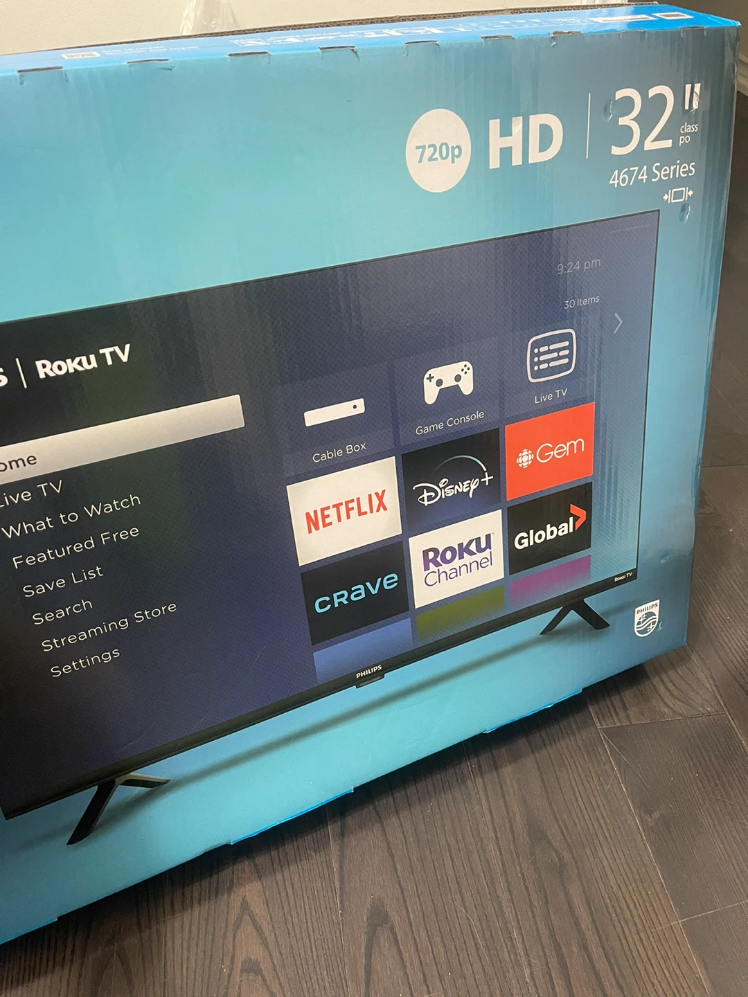 Philips 32" 720p HD Roku TV - 4674 Series - photo 2