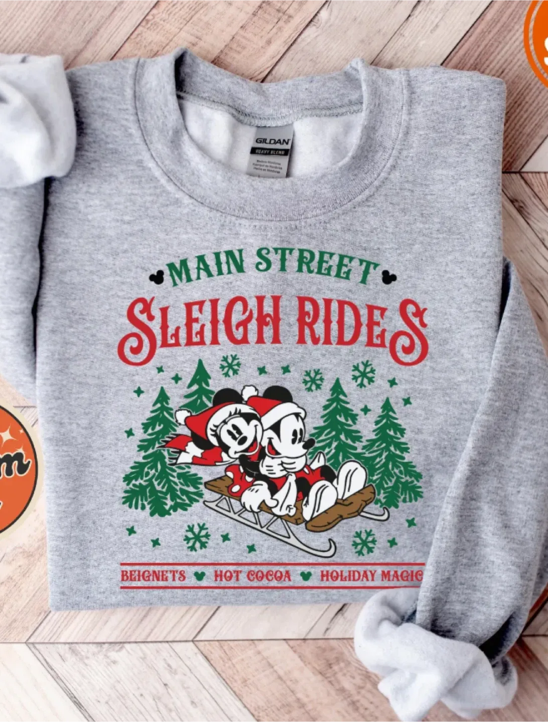 Disney Main Street Sleigh Rides Sweatshirt