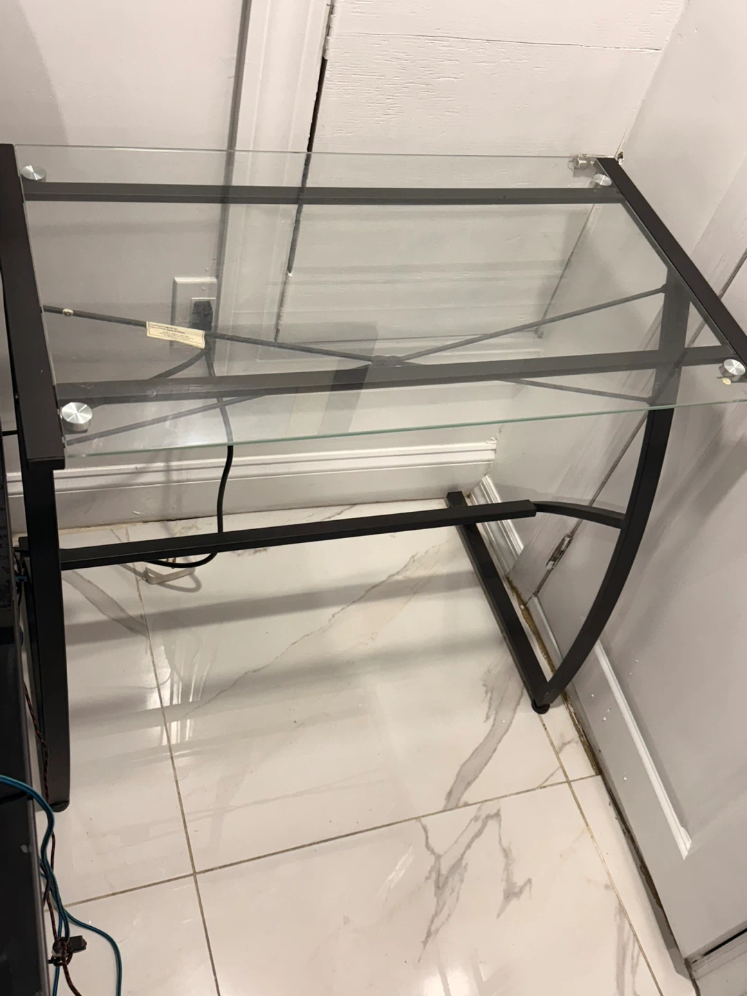 Glass Top Desk