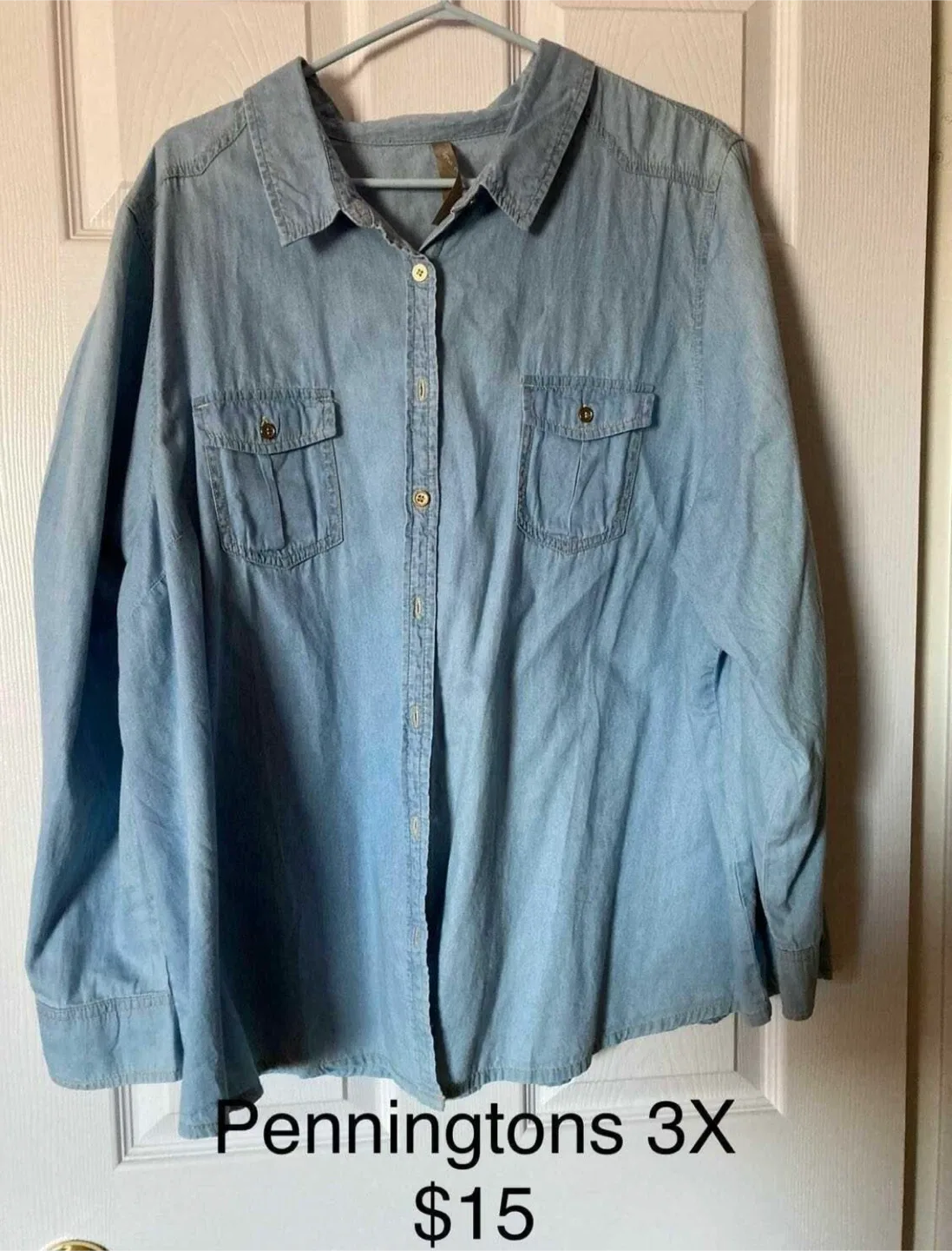 Penningtons Denim Shirt - Size 3X