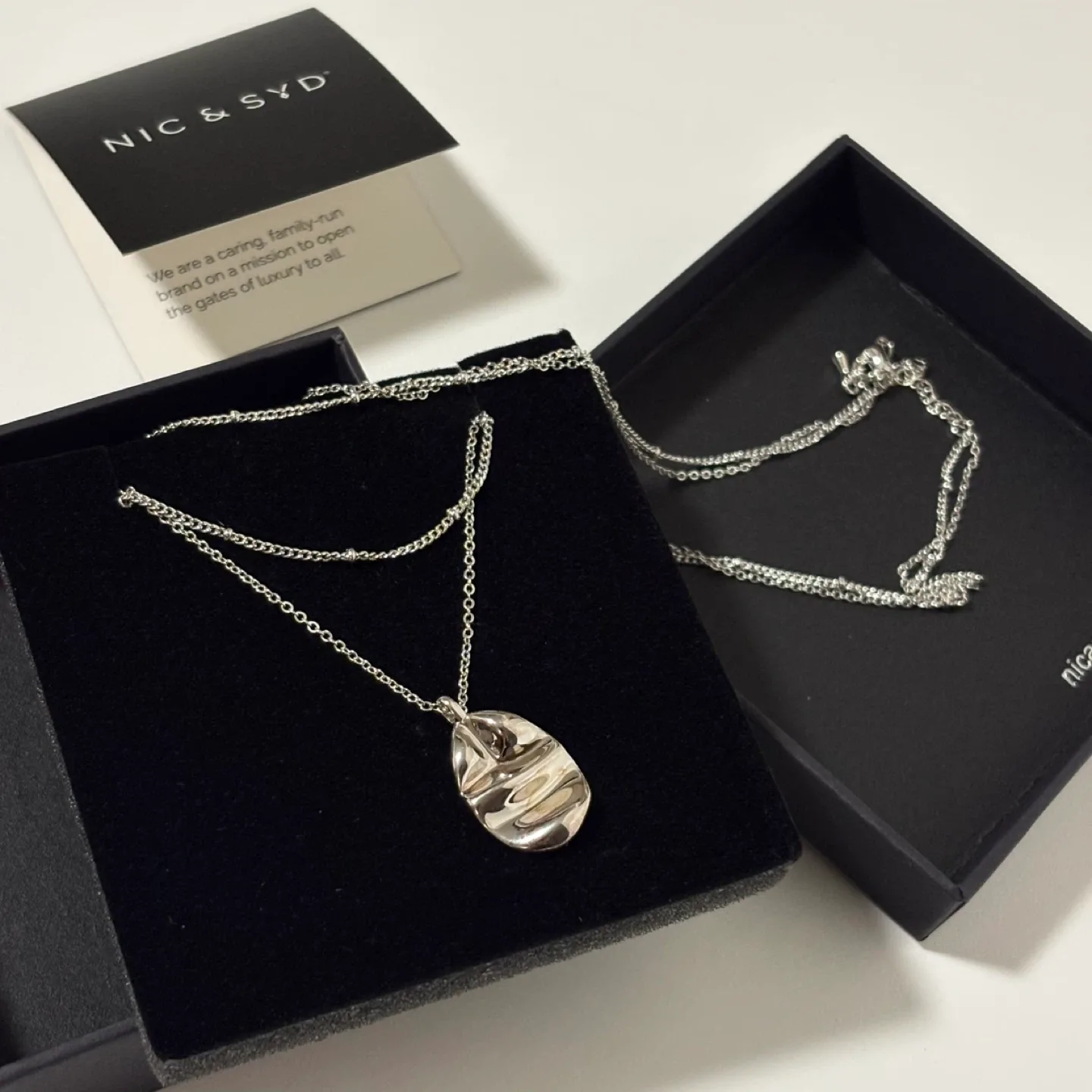 NEW! NIC & SYD Layered Silver Necklace 🥕 image indicator(3)