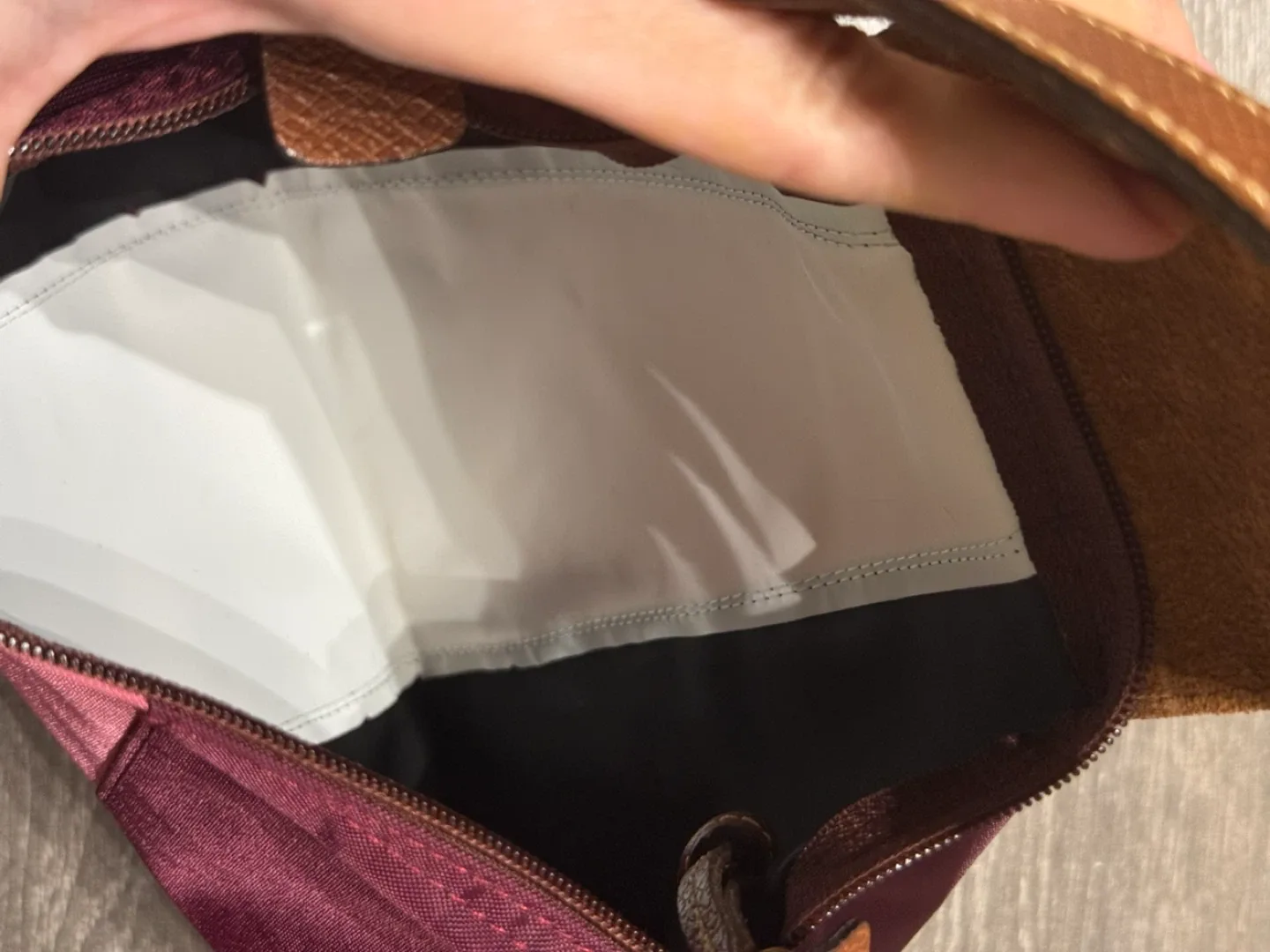 Longchamp Pouch Bag - Plum/Pink France image indicator(5)