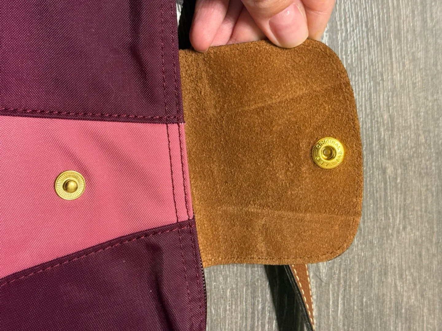 Longchamp Pouch Bag - Plum/Pink France image indicator(4)