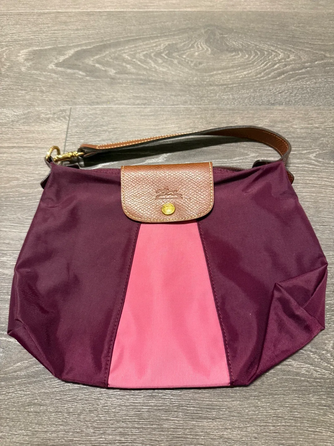 Longchamp Pouch Bag - Plum/Pink France