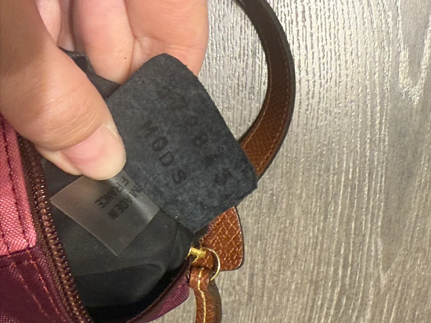 Longchamp Pouch Bag - Plum/Pink France image indicator(7)