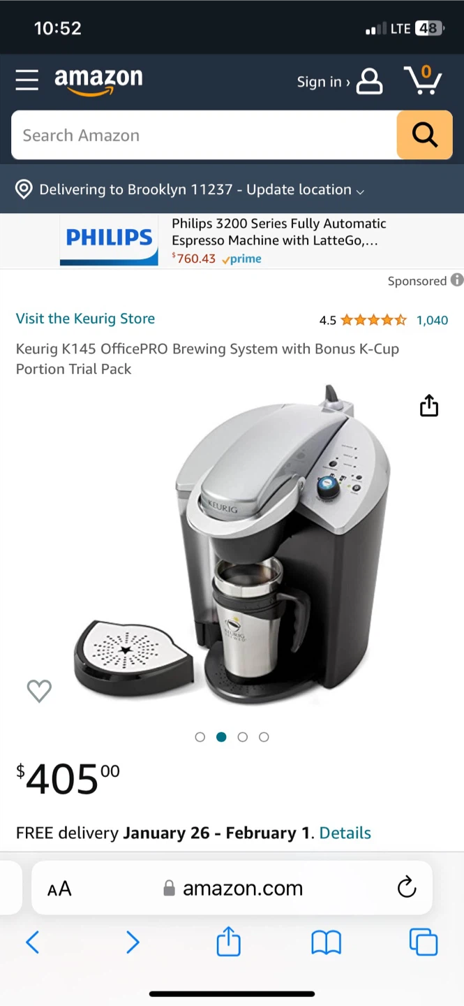Keurig K145 OfficePRO Brewing System - photo 3