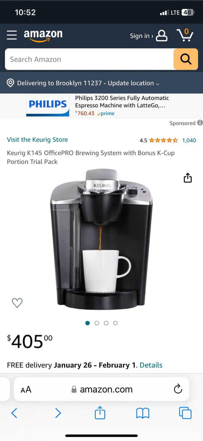 Keurig K145 OfficePRO Brewing System - photo 2