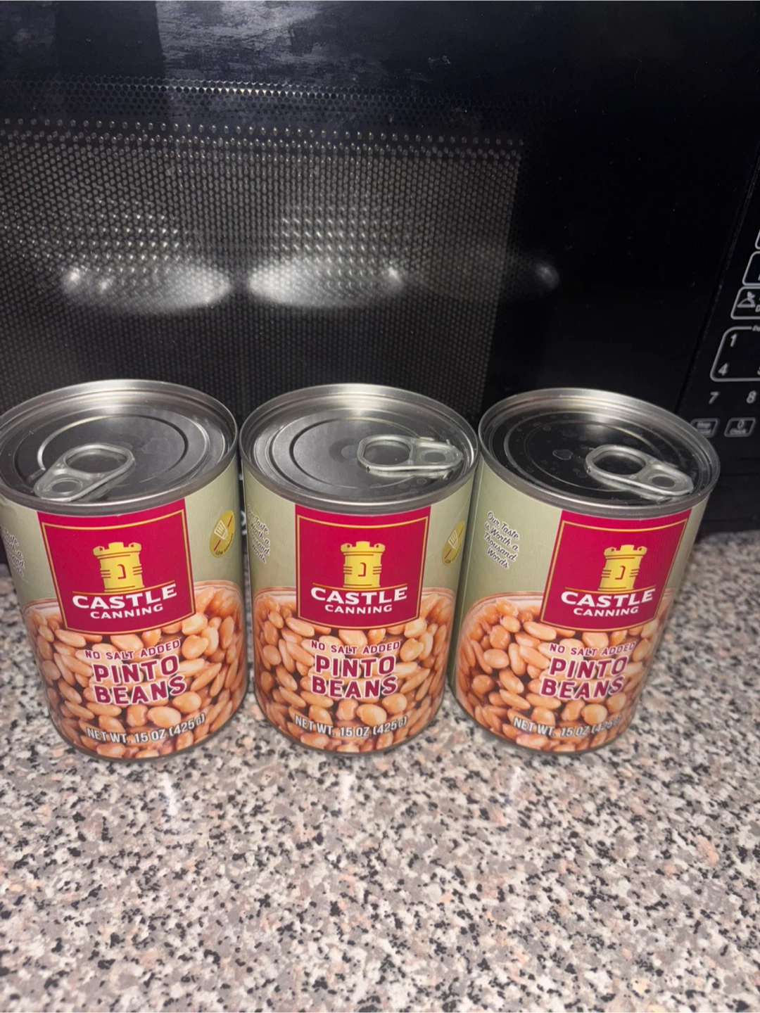 Castle Canning Pinto Beans - 3 cans