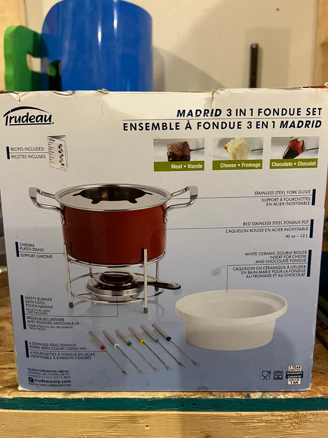 Trudeau Madrid 3-in-1 Fondue Set - photo 3
