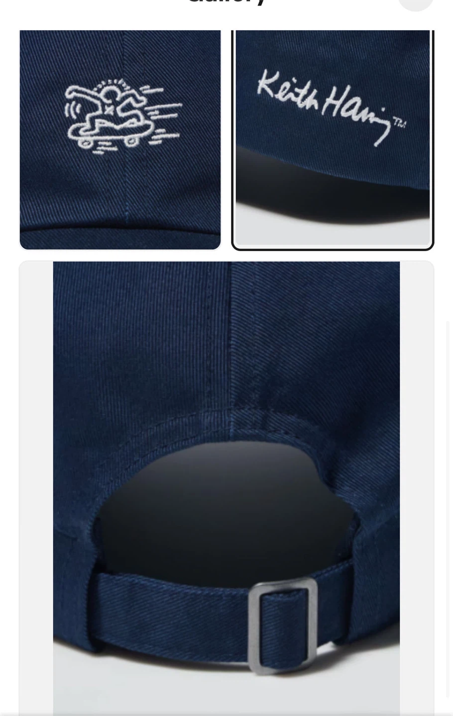 UNIQLO Keith Haring UV Cut Cap - Navy - photo 2