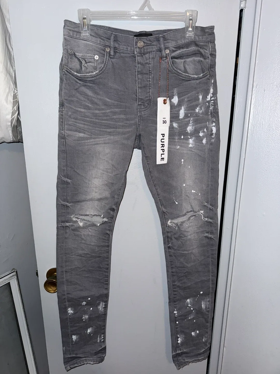 Purple Brand Slim Fit Low Rise Jeans - Size 30