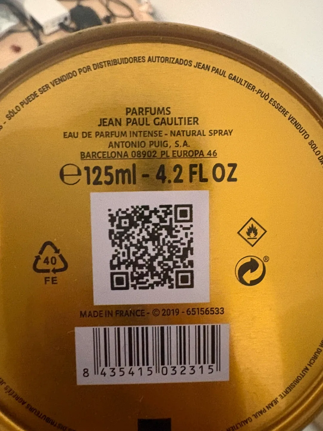 Jean Paul Gaultier Le Male Le Parfum 125ml image indicator(2)