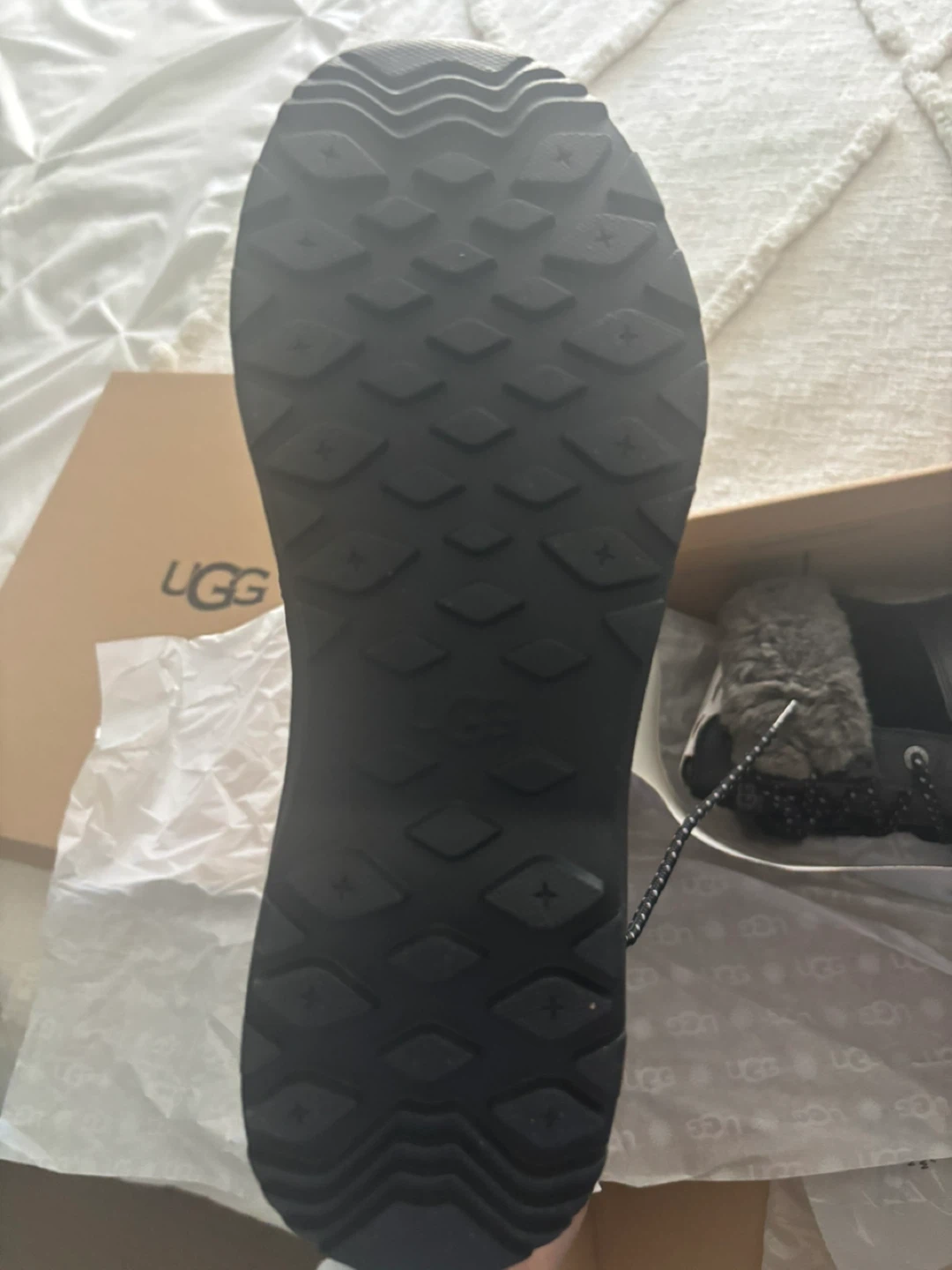 UGG W Zaylee Black Boots - Women's Size 8