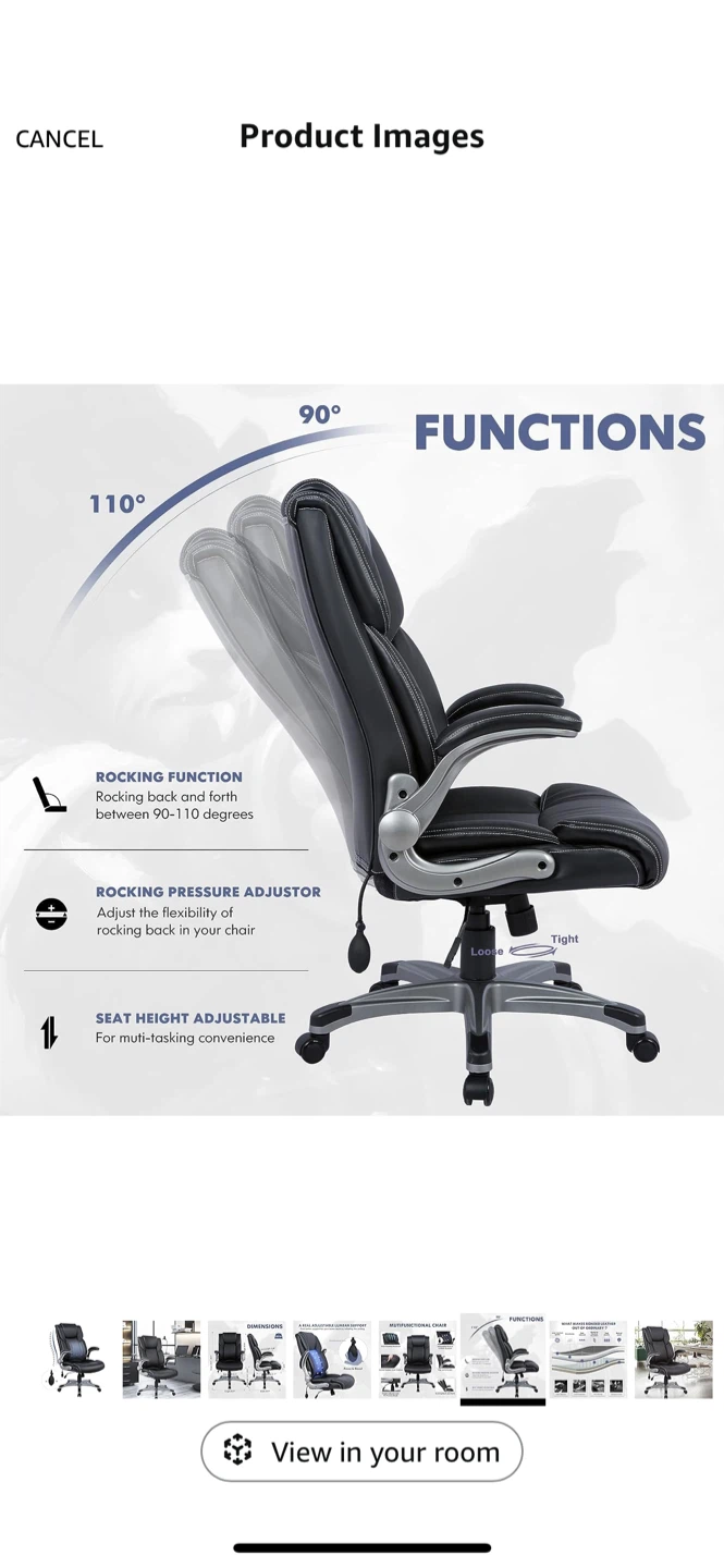 COLAMY Office Chair - Like New! - photo 4