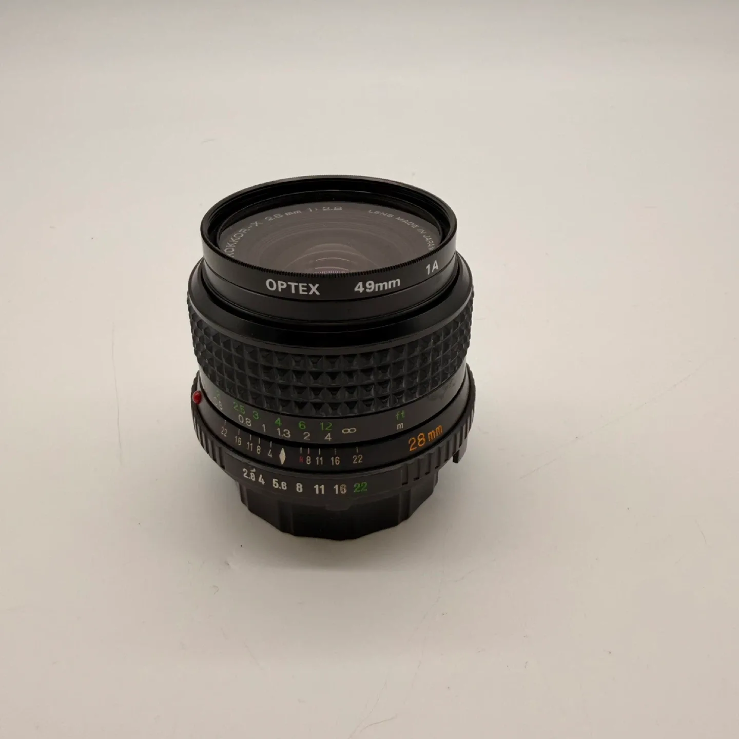 Minolta MD W.ROKKOR-X 28mm 1:2.8 Lens image indicator(3)