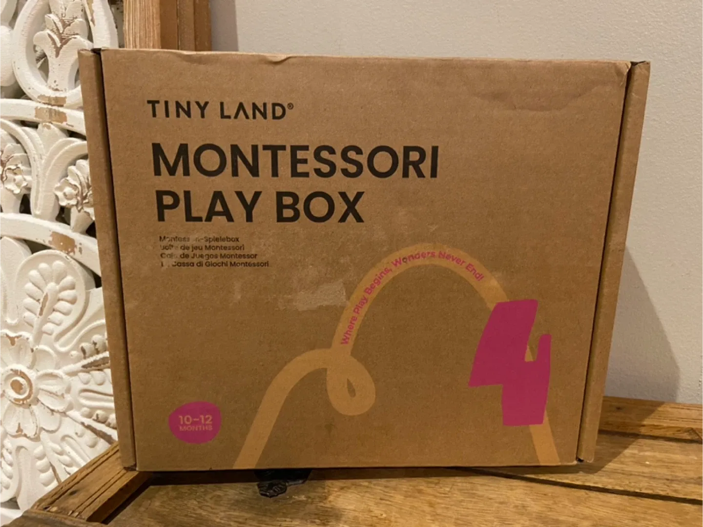 New Tiny Land Montessori Play Box 10-12m image indicator(6)