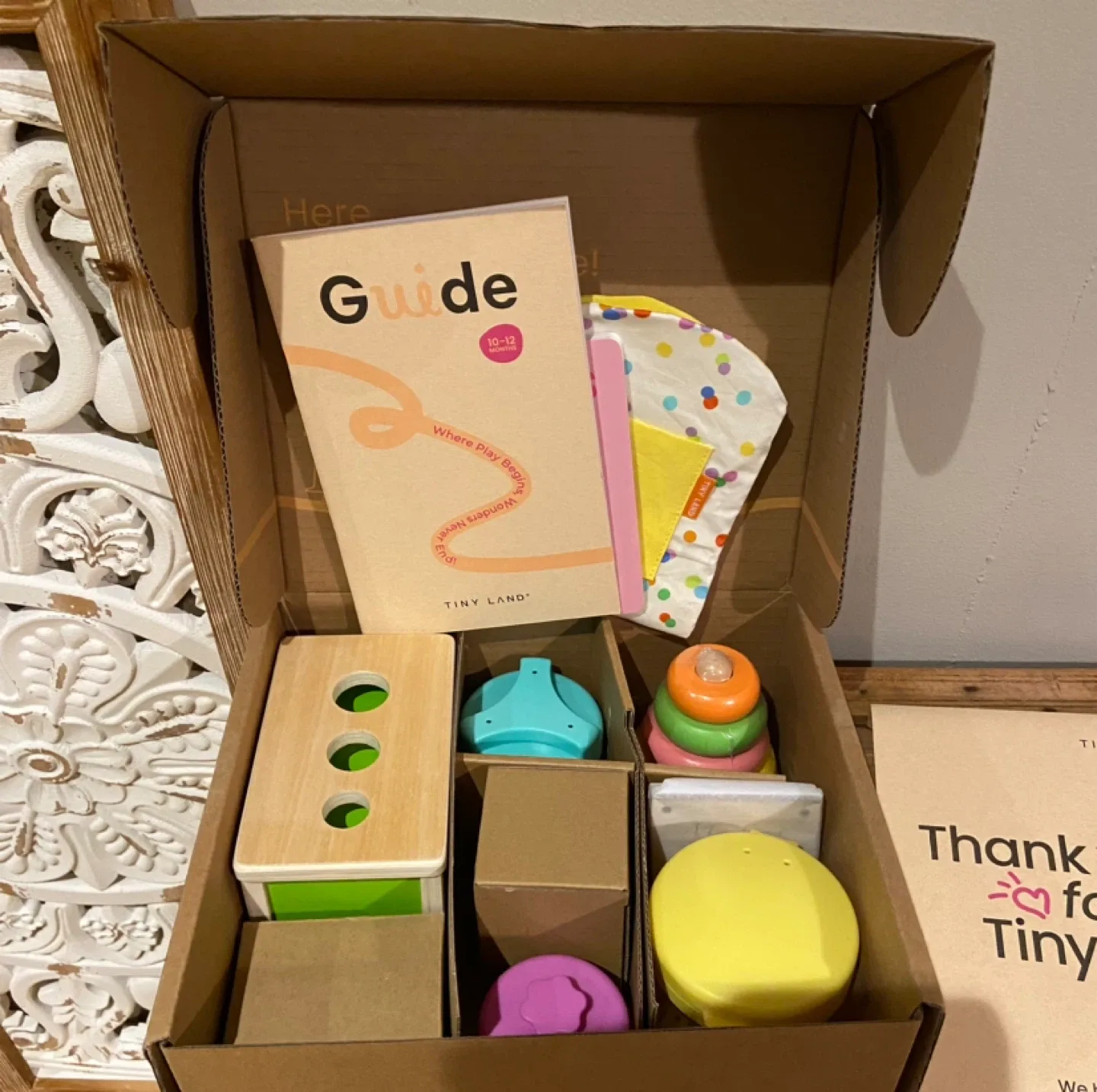 New Tiny Land Montessori Play Box 10-12m image indicator(8)