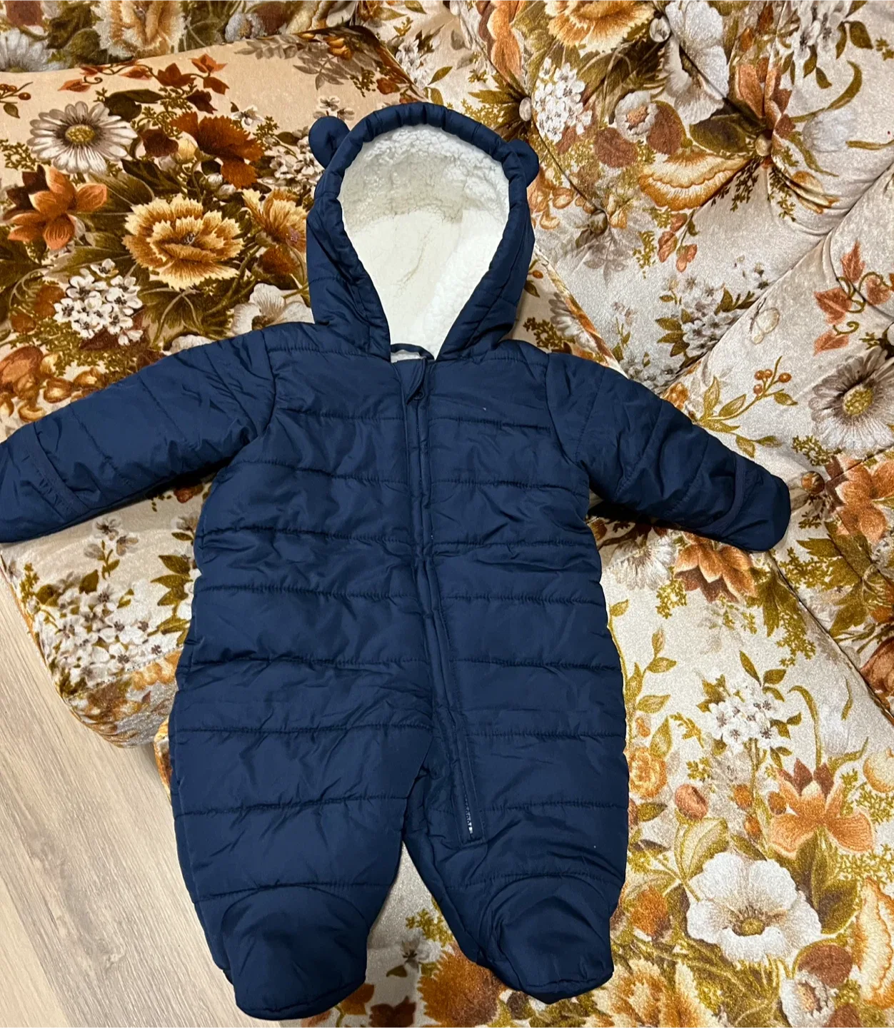 The Children's Place 0-3M Navy Snowsuit image indicator(2)
