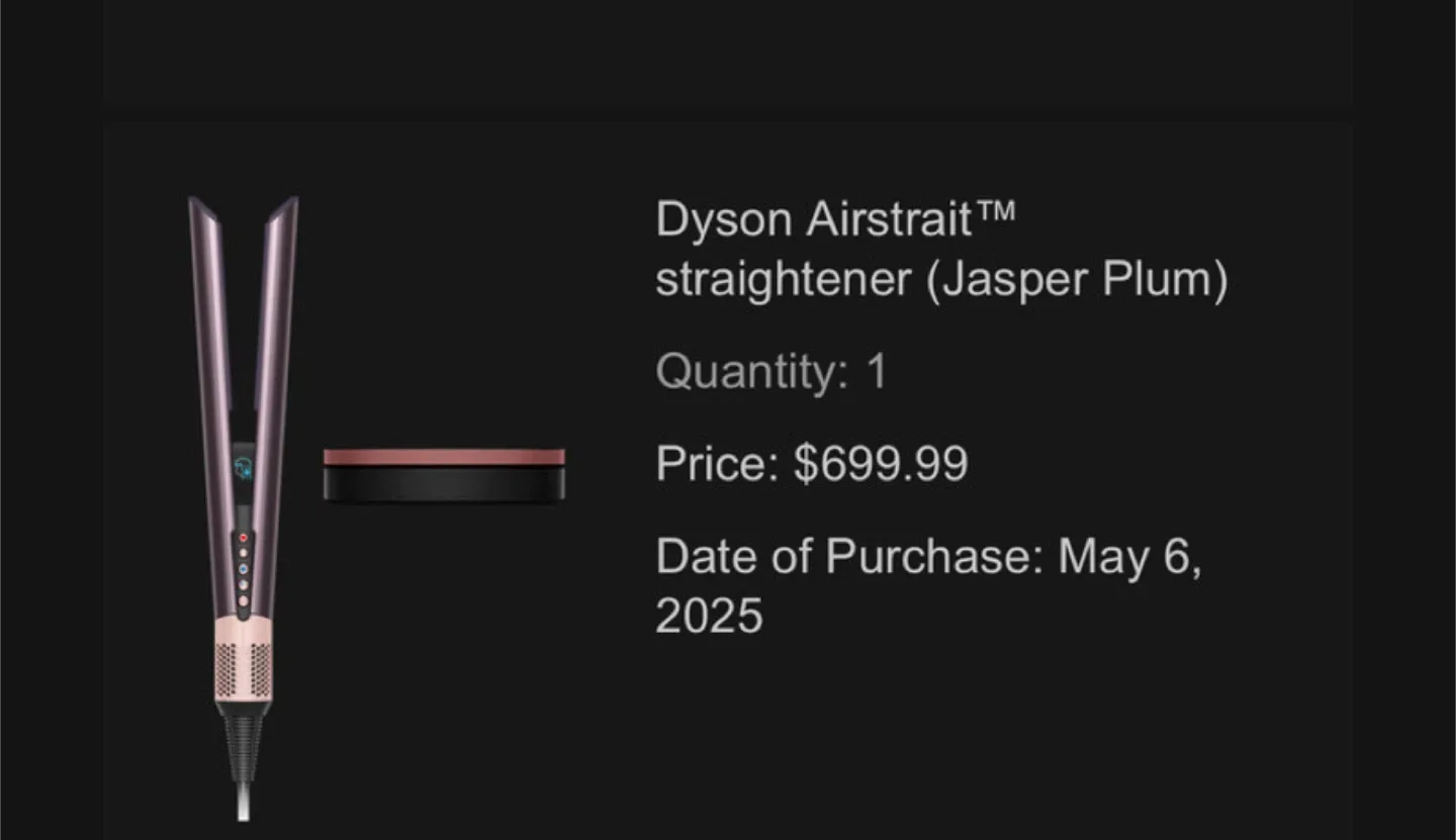 Dyson Airstrait Straightener - Jasper Plum image indicator(5)