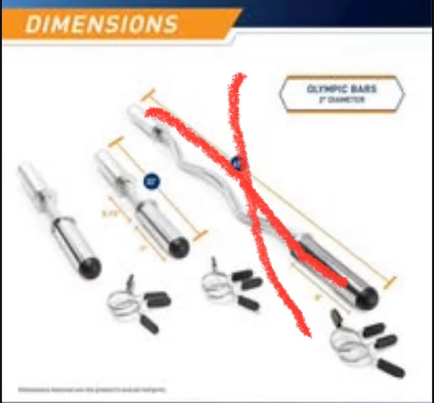 Pair of Olympic Dumbbell Bars - photo 2
