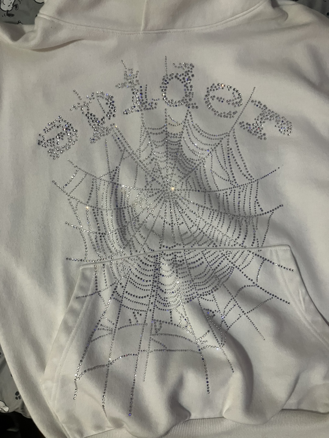 Spider White Hoodie - Size M