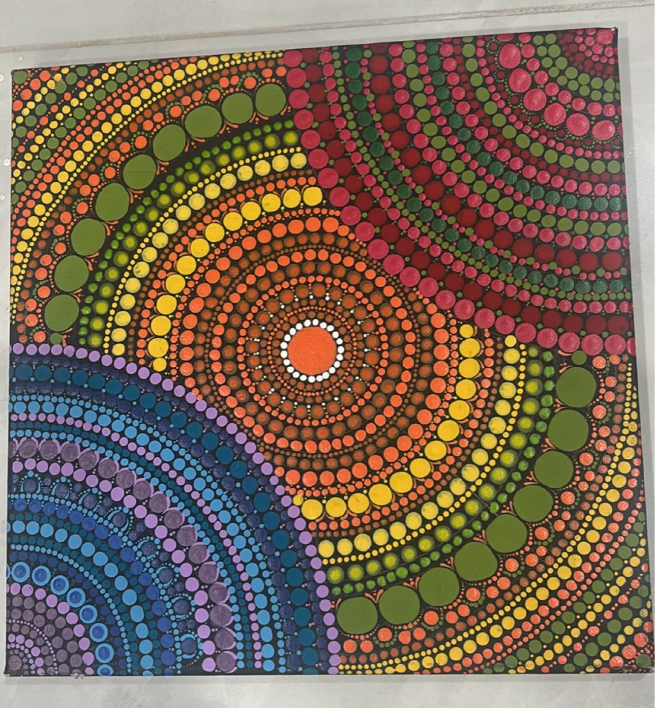 Dot Mandala Painting