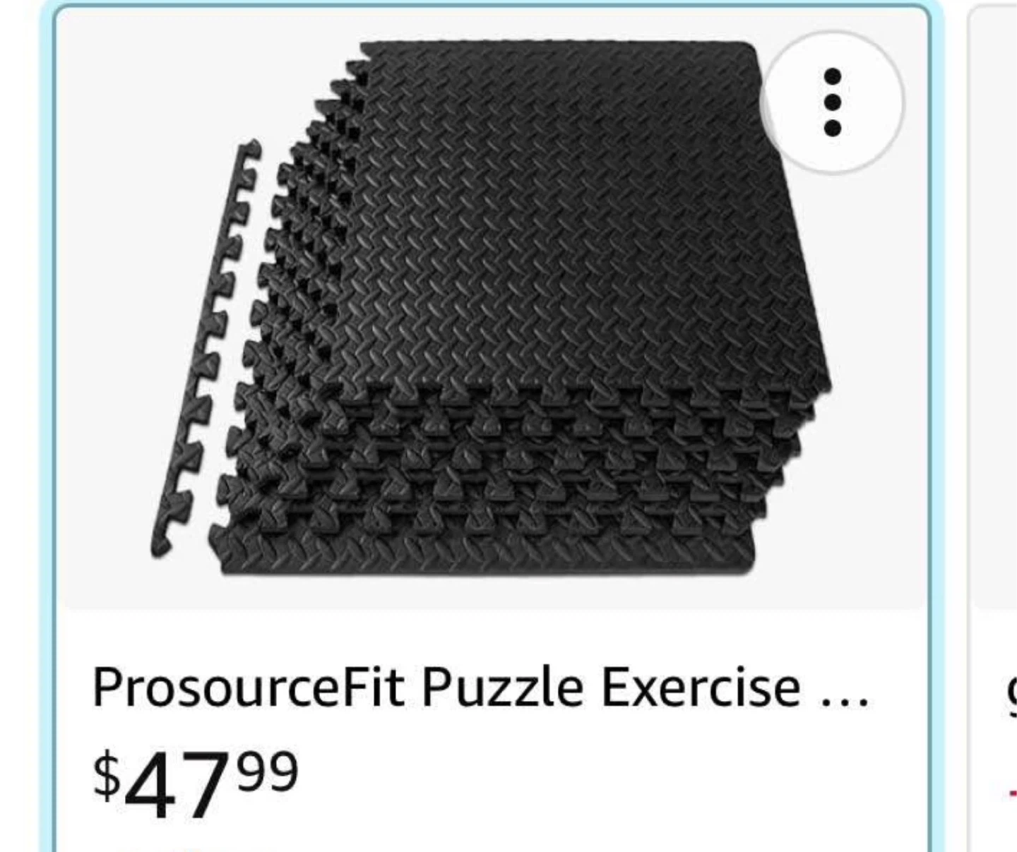ProsourceFit Puzzle Exercise Mat