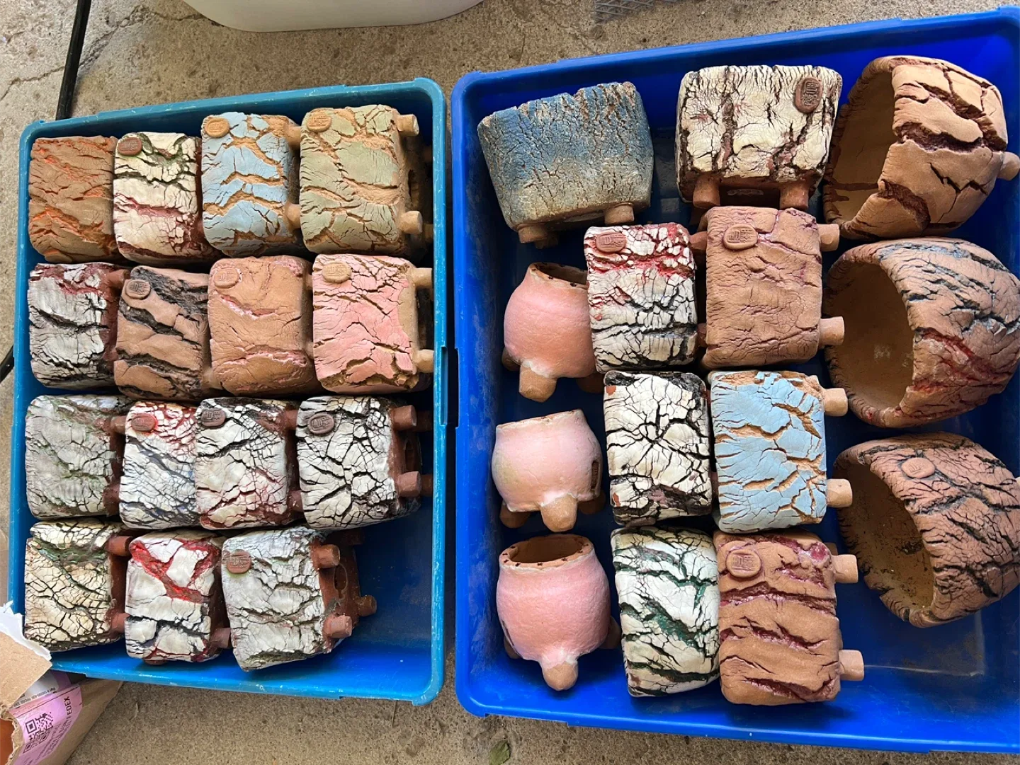 Assorted Decorative Ceramic Plant Pots $2-$4 each thumbnail