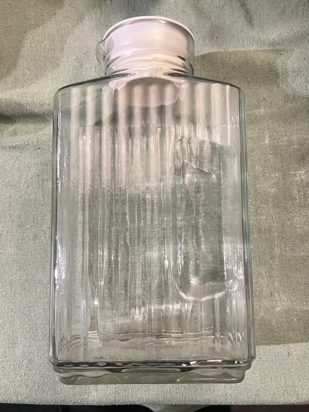New Glass Pitcher with Lid