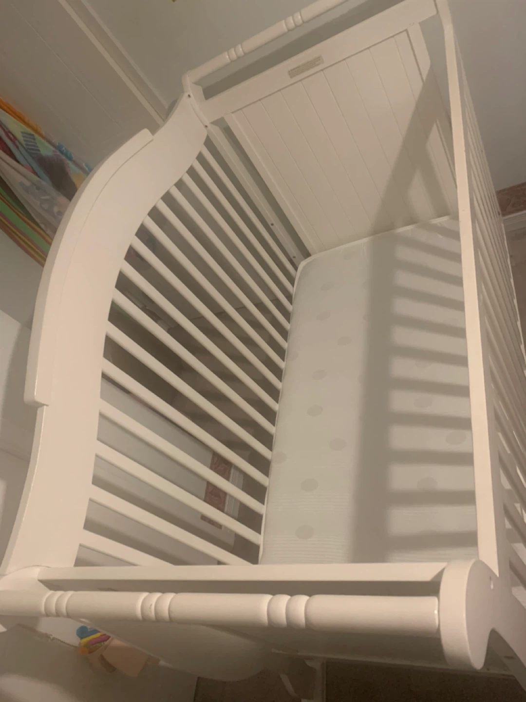 White Baby Crib