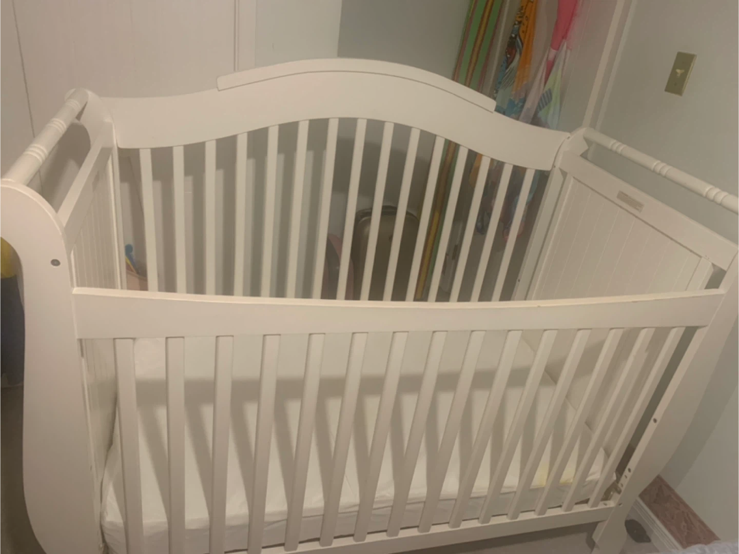 White Baby Crib - photo 3