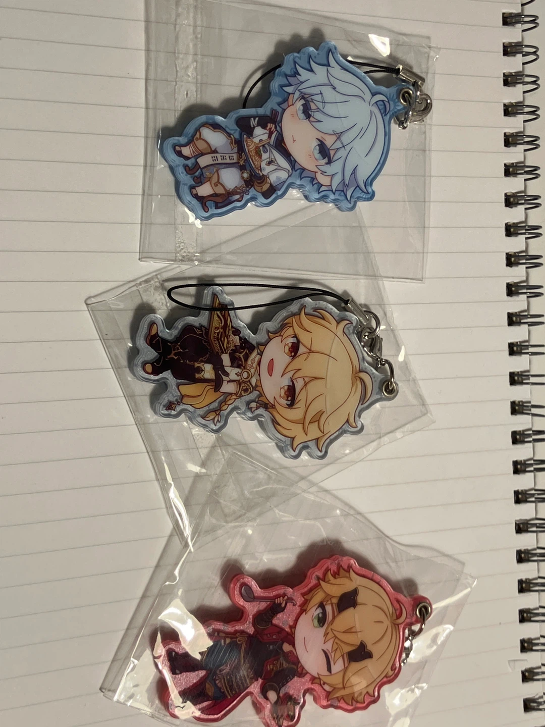Genshin Impact Character Acrylic Keychains