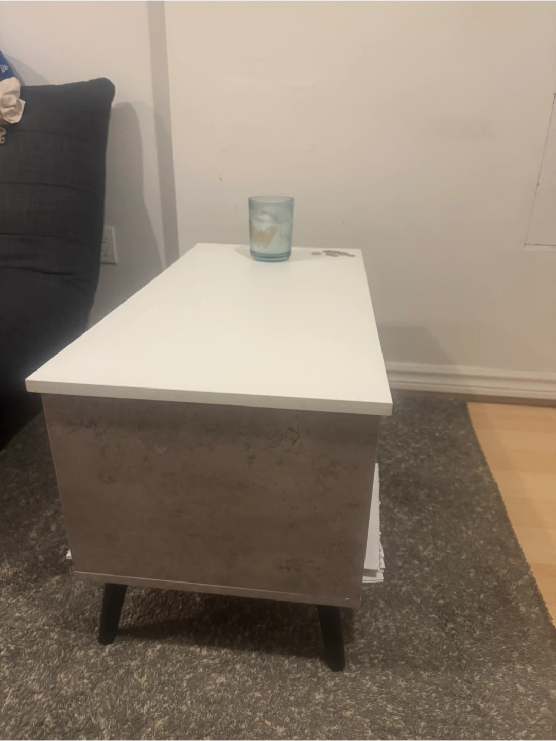 White & Grey Coffee Table