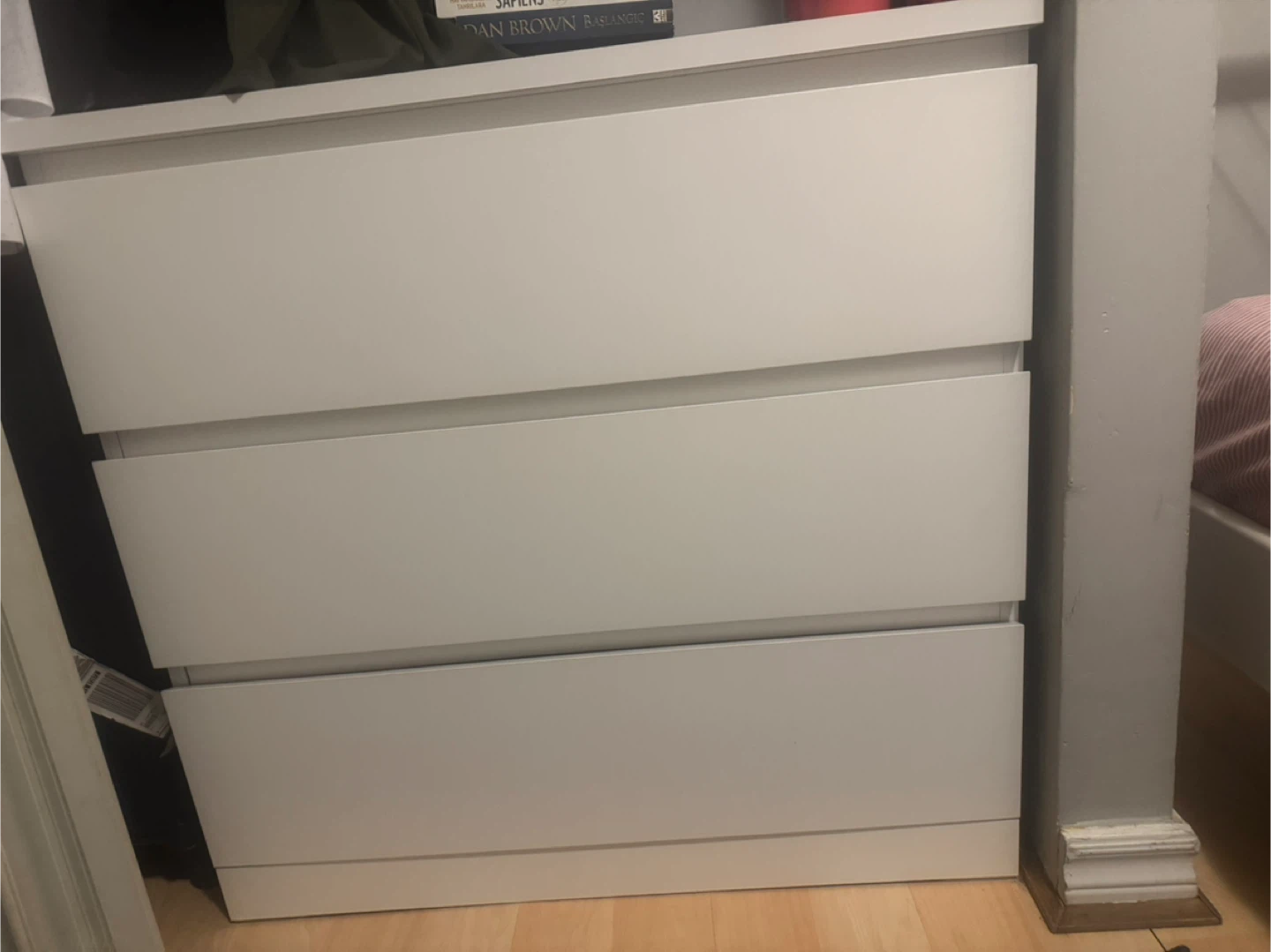 IKEA Malm 3-Drawer Dresser - White - photo 2