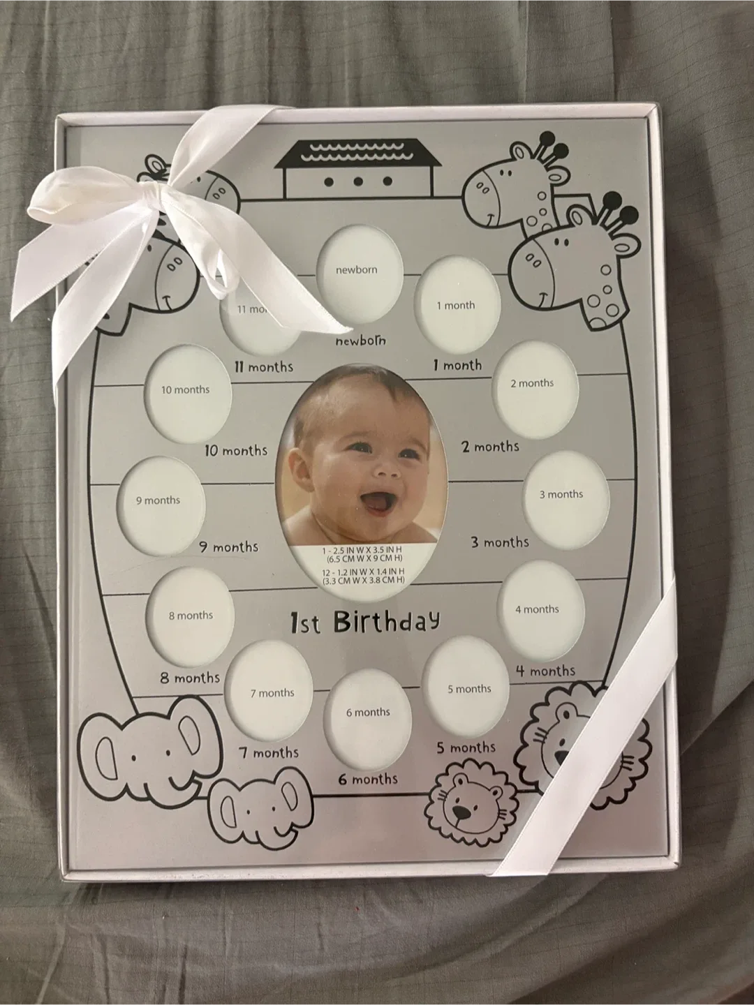 Baby My First Year Collage Frame