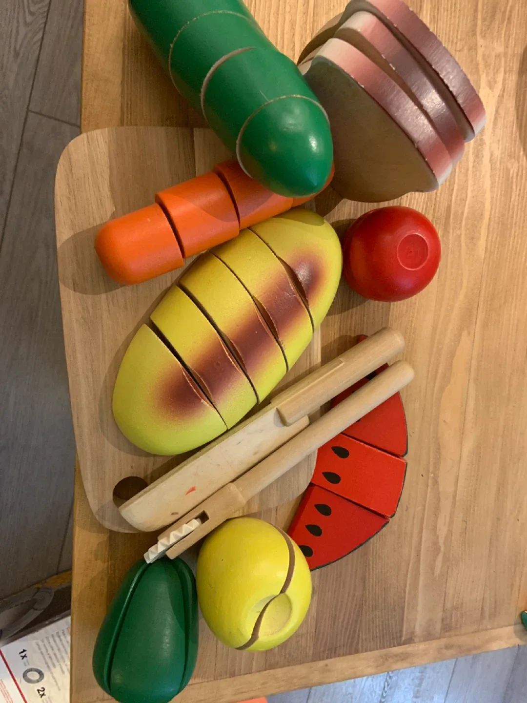 Wooden Play Food Set