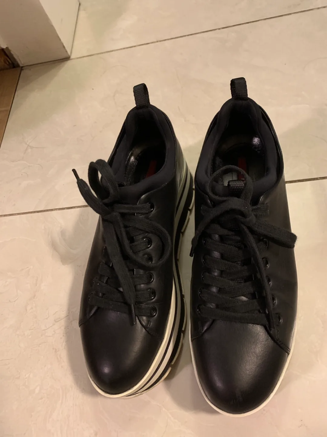 Prada Platform Sneakers - Black, Size 37 thumbnail