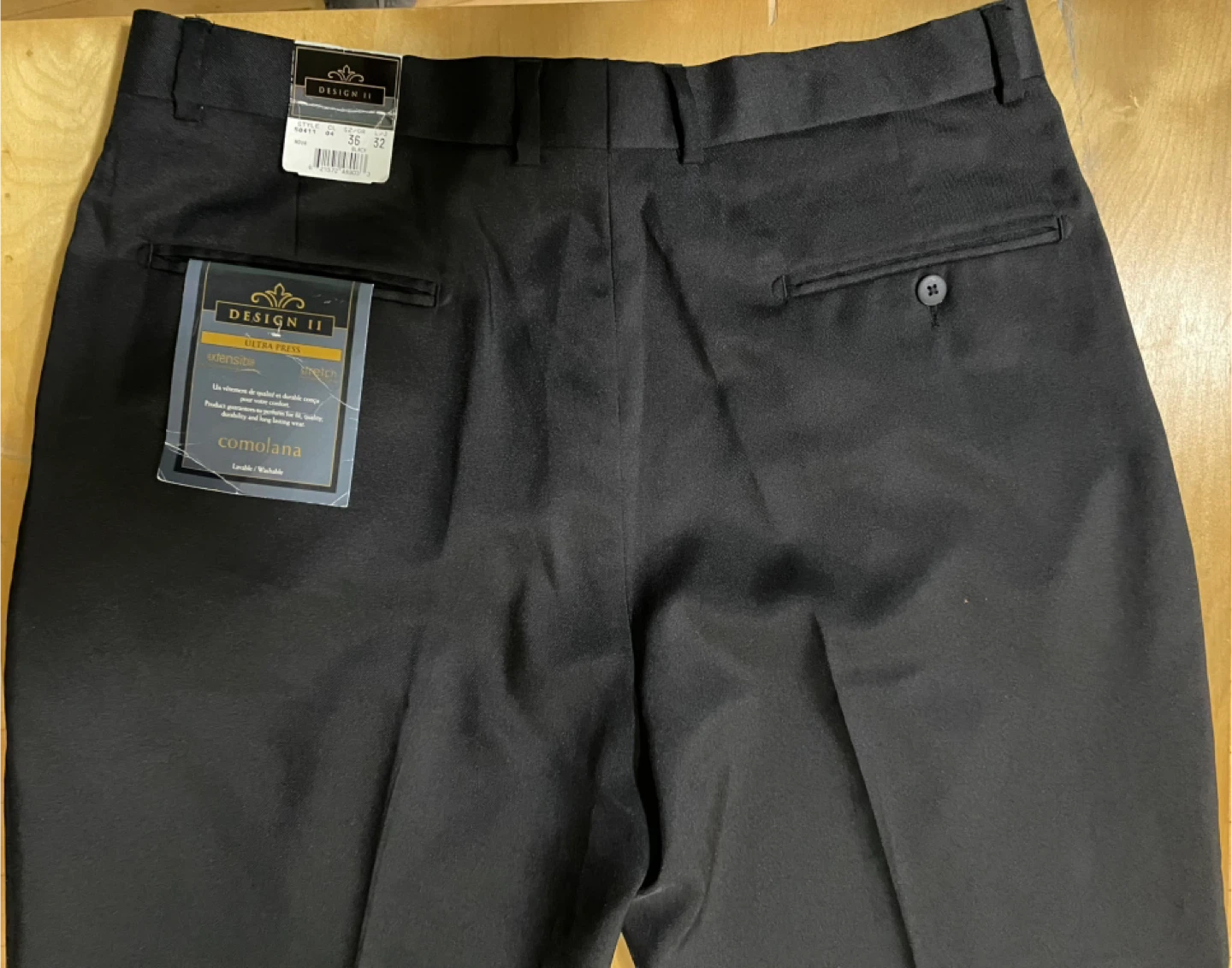 Design II Black Men’s Dress Pants 36” - New! - photo 5