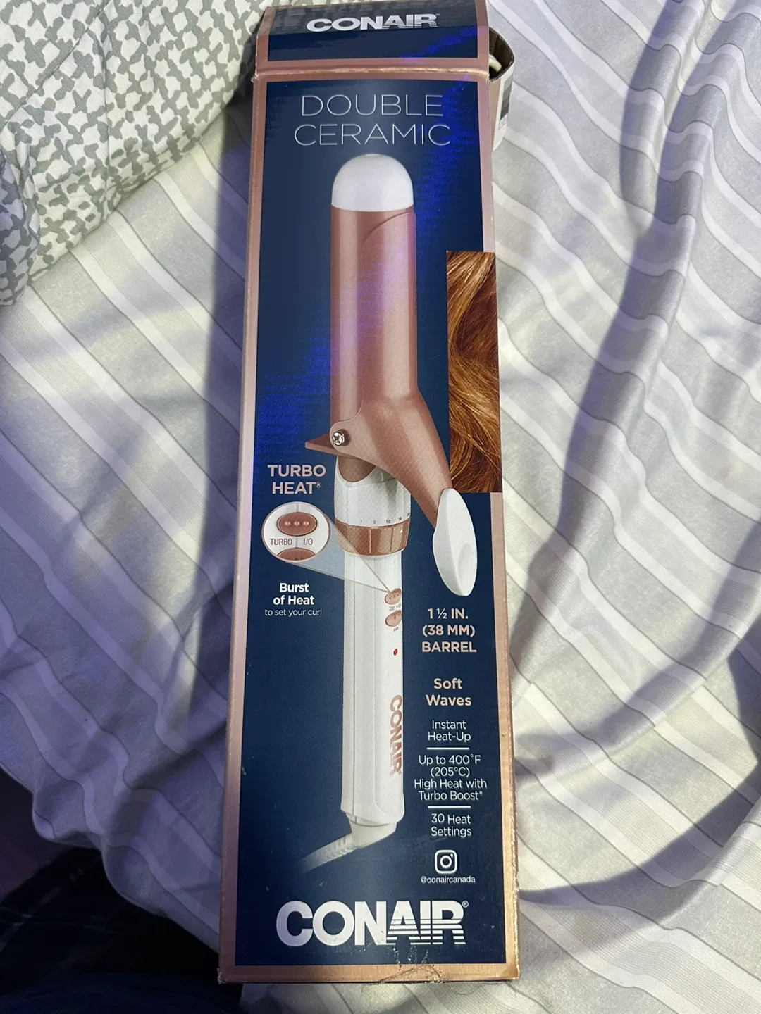 Conair Double Ceramic 1 1/2-inch Curling Iron