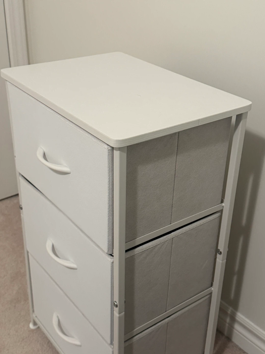 White 3-Drawer Storage Dresser - photo 4
