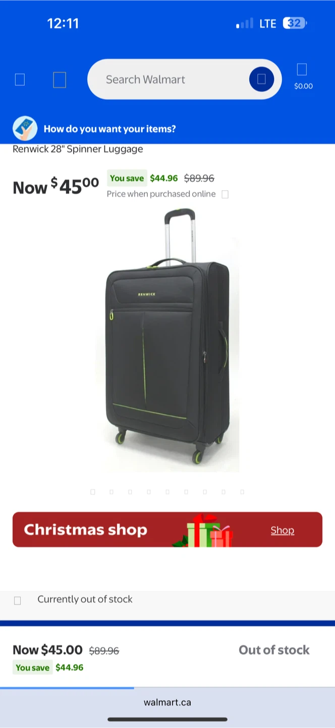28" checked Luggage - photo 5