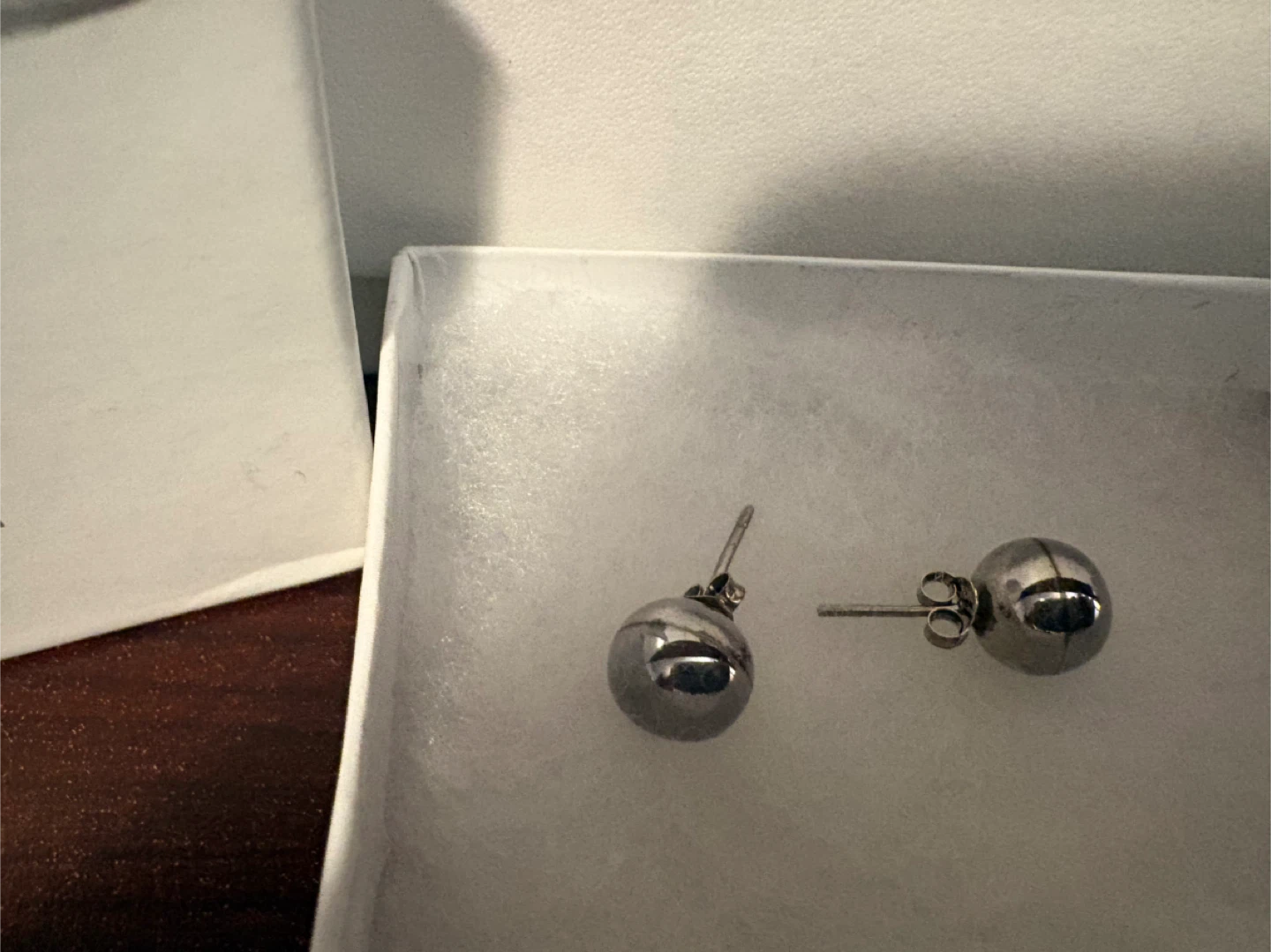 Magpie Jewellery Silver Ball Stud Earrings - photo 2