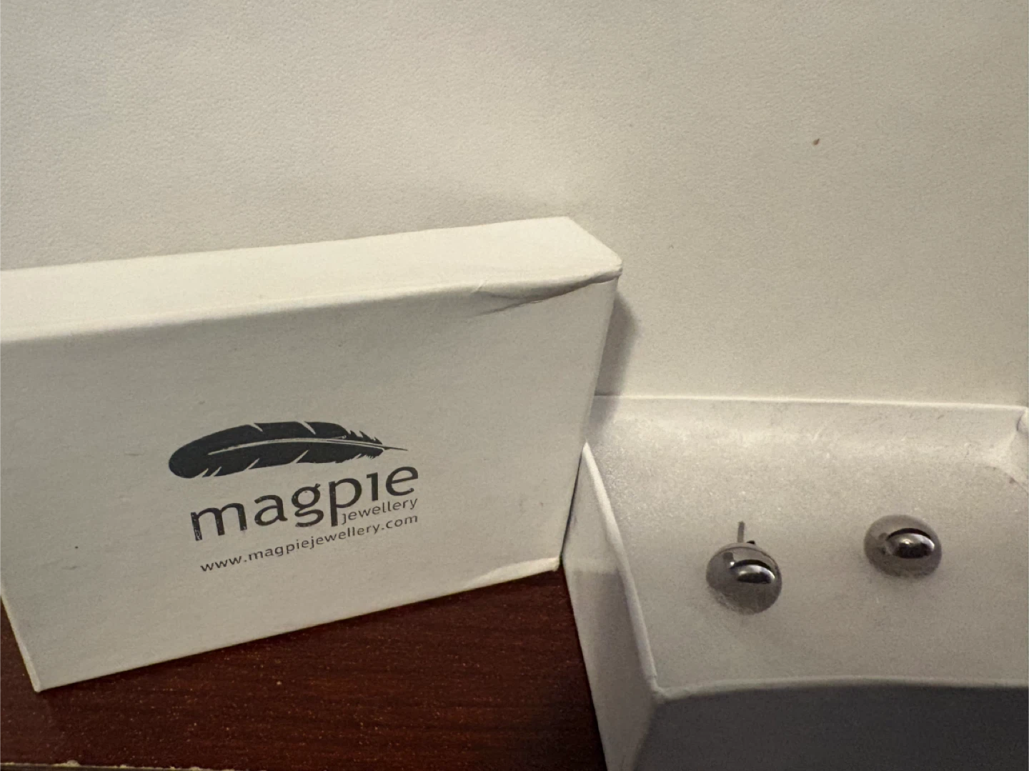 Magpie Jewellery Silver Ball Stud Earrings