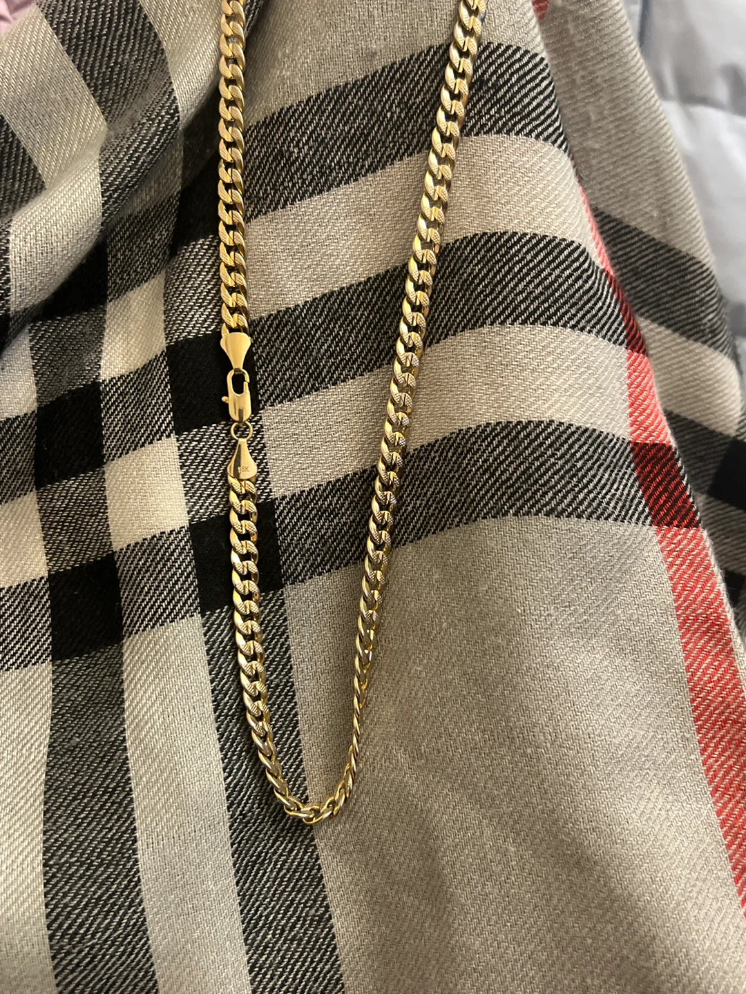 18K 43g / 8mm GP  chain