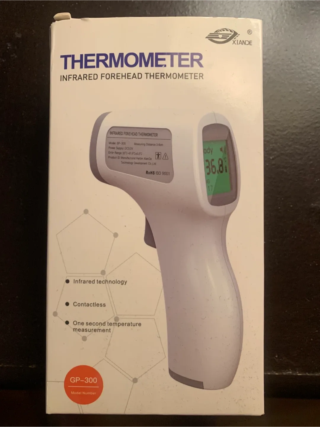 Xiande Infrared Forehead Thermometer GP-300